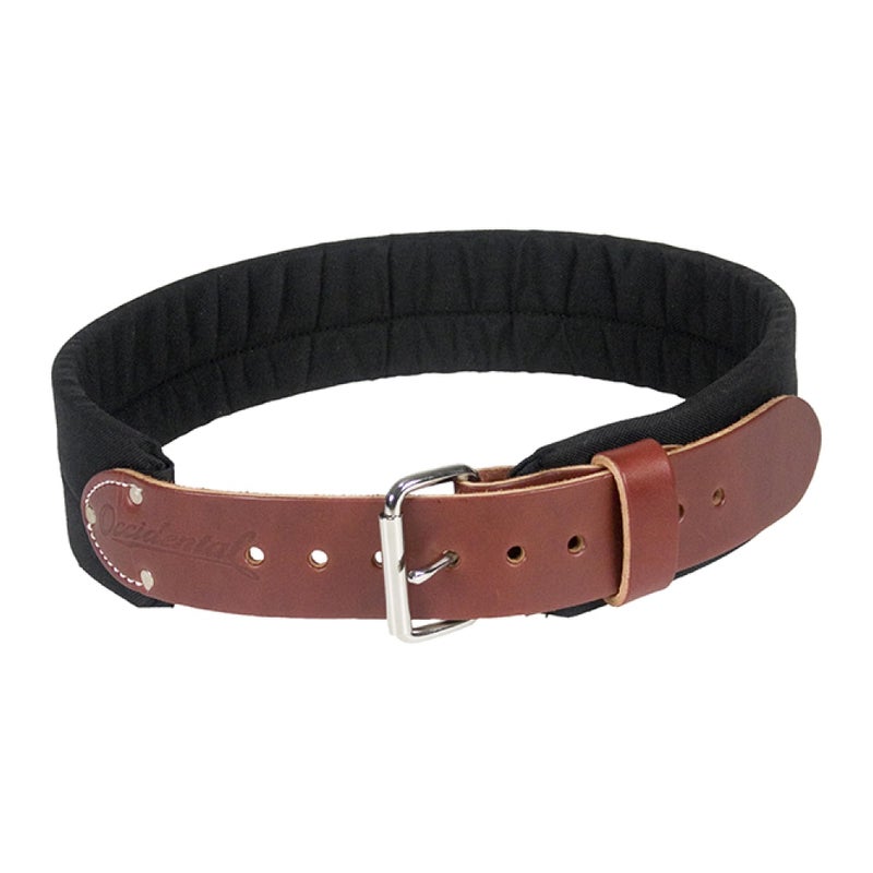 Occidental Leather 3" Leather & Nylon Tool Belt - Large - 3â€ Wide Padded with Steel Roller Buckle - Made in USA - Image 1